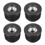 Patins pour meubles sourcing map 4pcs m8 filetage pour 22mm od pour tubes ronds noir plastique bouchon ...