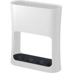 Pied de parasol - ynkkvre - ovale - blanc - support robuste - design moderne
