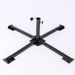 Pied pliable parasol terrasse Ø84x35cm acier pour mât 38 - 50mm support jardin résistant léger compact ... Pied pliable parasol terrasse Ø84x35cm acier pour mât 38 - 50mm support jardin résistant léger compact ...
