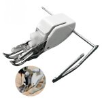 Pied presseur � double entra�nement pour machine � coudre � tige basse et � chargement frontal par le ...