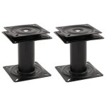 Pi�destaux de si�ge de bateau 2 pcs si�ge pivotant � 360� acier
