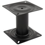 Pi�destal de si�ge de bateau noir 18 cm acier