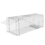Pi�ge � app�ts vivants - vidaxl - 80 cm - acier galvanis� - porte avant