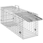 Pi�ge � cage pour animaux vivants - duoku - 31 x 10 x 12 - fer galvanis� - pliable - conception humaine ...