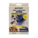Piège à détection mites vestimentaires et alimentaires lot de 2 Piège à détection mites vestimentaires et alimentaires lot de 2