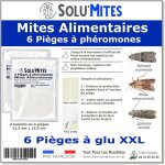 Pi�ges � glu et ph�romones pour les mites alimentaires solumites - lot de 6