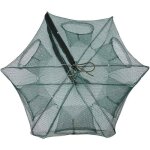 Pi�ges � m�n�s 6 trous pour poissons - app�ts pi�ge � filet de p�che avec �puisette pliable pi�ge � �crevisses ...