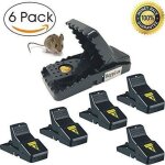 Piege pour nuisible de la maison mouse trap 6 pack tapettes a souris pour tuer les souris rapide et r�utilisab ...