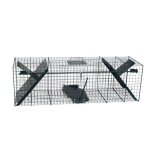 Pi�ge pour raton laveur 2 entr�es 100 x 30 x 30 cm boxtrap