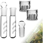 Pi�ge � vers et escargots verre mod�les 3 et 8 trous lot de 4