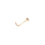 Piercing femme - brillaxis - bijou de nez - or 18 carats - diamant - anti - allergique
