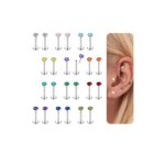 Piercing tragus en acier chirurgical piercing oreille cartilage pour femmes et hommes studs dos plat ... Piercing tragus en acier chirurgical piercing oreille cartilage pour femmes et hommes studs dos plat ...