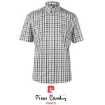 Pierre cardin chemise manches courtes � carreaux taille 4xl