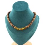 Pierres et minéraux. collier perles ambre véritable de la mer baltique + bois 8 mm. chaine collier femmes ... Pierres et minéraux. collier perles ambre véritable de la mer baltique + bois 8 mm. chaine collier femmes ...