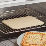 Pierre a pizza brunbeste pierre �pizza 38 x 30 cm avec support bb - 2929