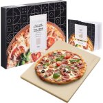 Pierre a pizza pour four - pierre refractaire four en cordirite de 38 x 30 x 15 cm - plaque pizza four ...