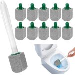 Pierre ponce pour wc - bton de pierre ponce remplaable avec manche - dtartrant efficace pour wc - ...