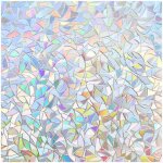 Pigo film fenetre anti regard arc - en - ciel film occultant pour fen�tre 30x200cm anti uv vue fenetre ...