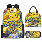 Pikachu sac à dos sac à lunch sac à crayons ensemble de trois cartables pour enfantssac à dos imprimé ... Pikachu sac à dos sac à lunch sac à crayons ensemble de trois cartables pour enfantssac à dos imprimé ...