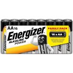 Piles alcalines energizer power aa / lr6 pack de 16