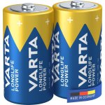Piles alkaline c lr14 1. 5v longlife power 2 pi�ces varta