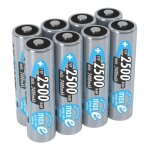 Pile ansmann aa 2500mah mignon nimh 12v - 1000x rechargeable (8 pices)