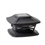 Pilier solaire lampe lampe de jardin imperméable à leau de led de chapeau de poteau extérieur lumière ... Pilier solaire lampe lampe de jardin imperméable à leau de led de chapeau de poteau extérieur lumière ...