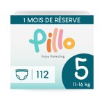 Pillo couche culotte taille 5 - lot de 112 pants 4 paquets de 28 couches culotte bb taille 5 - junior ...