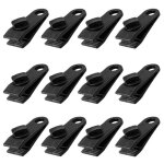 Pince à pince pour bâche - clip tente - noir - léger - dimensions 81x25 cm noir kit de fixation pour ... Pince à pince pour bâche - clip tente - noir - léger - dimensions 81x25 cm noir kit de fixation pour ...
