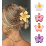 Pinces � cheveux - lot de 4 - fixation forte - antid�rapantes - pour cheveux �pais pince