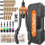 Pince � insert filet� pince � sertir avec 98 �crous � rivets et 5 mandrins