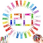 Pince � linge en bois color� holzklammern des mini - d�coration