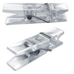 Pinces  linge pour corde  linge mini pinces  linge solides petites pinces transparentes pour suspendre ...