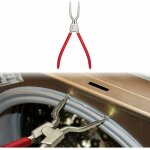 Pince de retrait de ressort pour machine  laver lg et samsung (rouge)