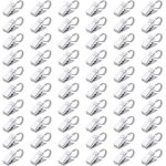 Pinces rideaux clips en acier inoxydable crochets rideau pour anneaux rideau douche partie lumineuse ...