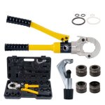 Pince  sertir teeno(100kn) hydraulique professionnelle pourtte rotative  360avec coupe - tube? pour ...