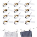 Pinces serviettes plage 12pcs grosses pince � linge pinces � linge solide grandes pinces � linge pingles ...