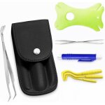 Pince � tiques 7pcsensemble de crochet pour tiquestick remover tool set pet outil de nettoyage pour chienchat ...