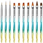 Pinceau nail art ongles pinceaux ongles pour uv gel kit de conseils nail art nail pour nail art conception ...