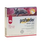Pipettes anti - parasitaires - profender - spot - on - grand chat - de 5  8 kgs - bote de 2 pipettes ...
