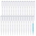 Pipettes de transfert en plastique paquet de 30 de 3 ml idales pour les laboratoires huiles essentielles ...