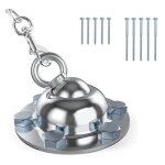 Piquet pour chien robuste rotatif � 360� support de piquet de sol attach� � une cha�ne dancre