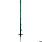 Piquet double b�che - chapron lemenager - 105 cm - vert - 5 isolateurs - anti u. v.