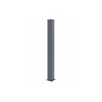 Poteau - casanoov - eifel - 15x15cm - h. 166cm - gris anthracite - aluminium