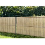 Lames pvc rigide occultation - casanoov - cinto - 2m h. 150cm - beige - avec clips et profil de finition ...