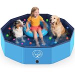 Piscine pour chiens grands et petits en pvc antid�rapantpiscine pour chiens pliable et portable - baignoire ...