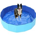Piscine pour chiens - noname - pliable - antidrapante - pvc - portable label
