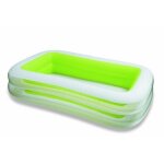 Piscine familiale intex - 262 x 175 x 56 cm - vert - adulte