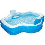 Piscine familiale jumbo �l�gante � 2 anneaux 279 x 254 x 66 cm