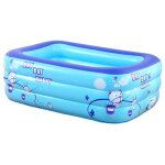 Piscine gonflable pour bb petite piscine pour enfants pliable en pvc rectangulaire douche familiale ...